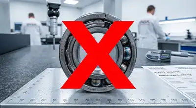 Example of industrial machinery bearing failure due to insufficient lubrication grease, highlighting a preventable routine maintenance issue that is not covered by the HYG warranty.